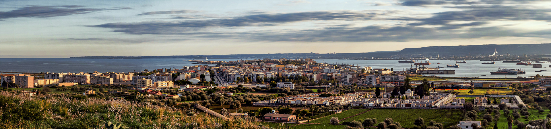 Vista Panoramica di Augusta foto di Romolo Maddaleni